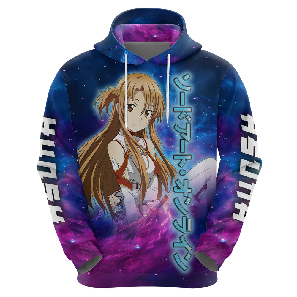 Asuna Hoodie Sword Art Galaxy Style Asuna Hoodie Sword Art Galaxy Style