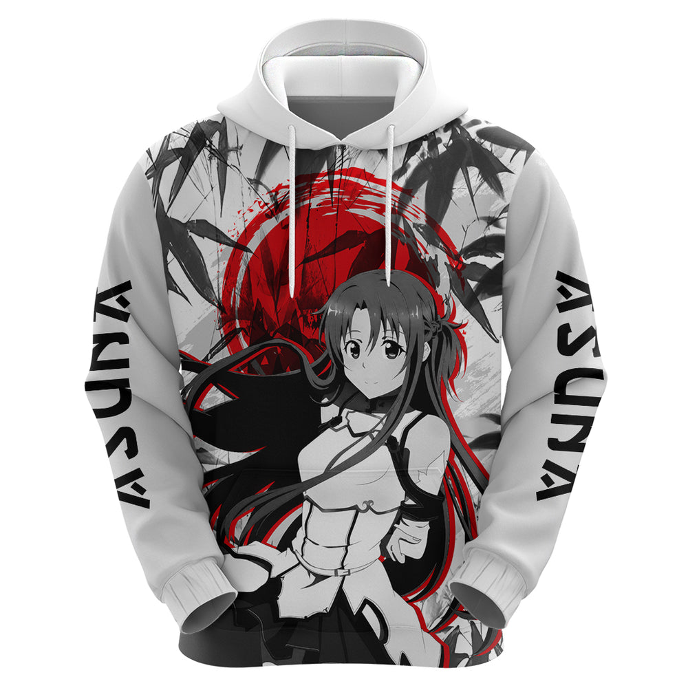 Asuna Hoodie Sword Art Online Anime Japan Style Asuna Hoodie Sword Art Online Anime Japan Style