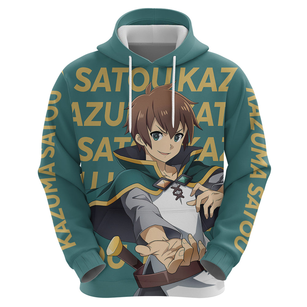 Kazuma Satou KonoSuba Hoodie Anime Style Kazuma Satou KonoSuba Hoodie Anime Style