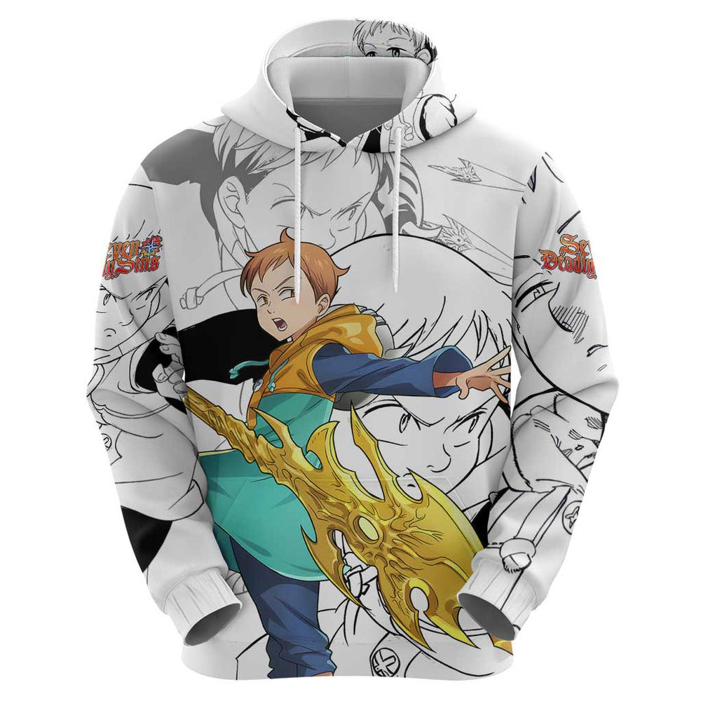 King - Nanatsu No Taizai Hoodie Anime Mix Manga Style King - Nanatsu No Taizai Hoodie Anime Mix Manga Style