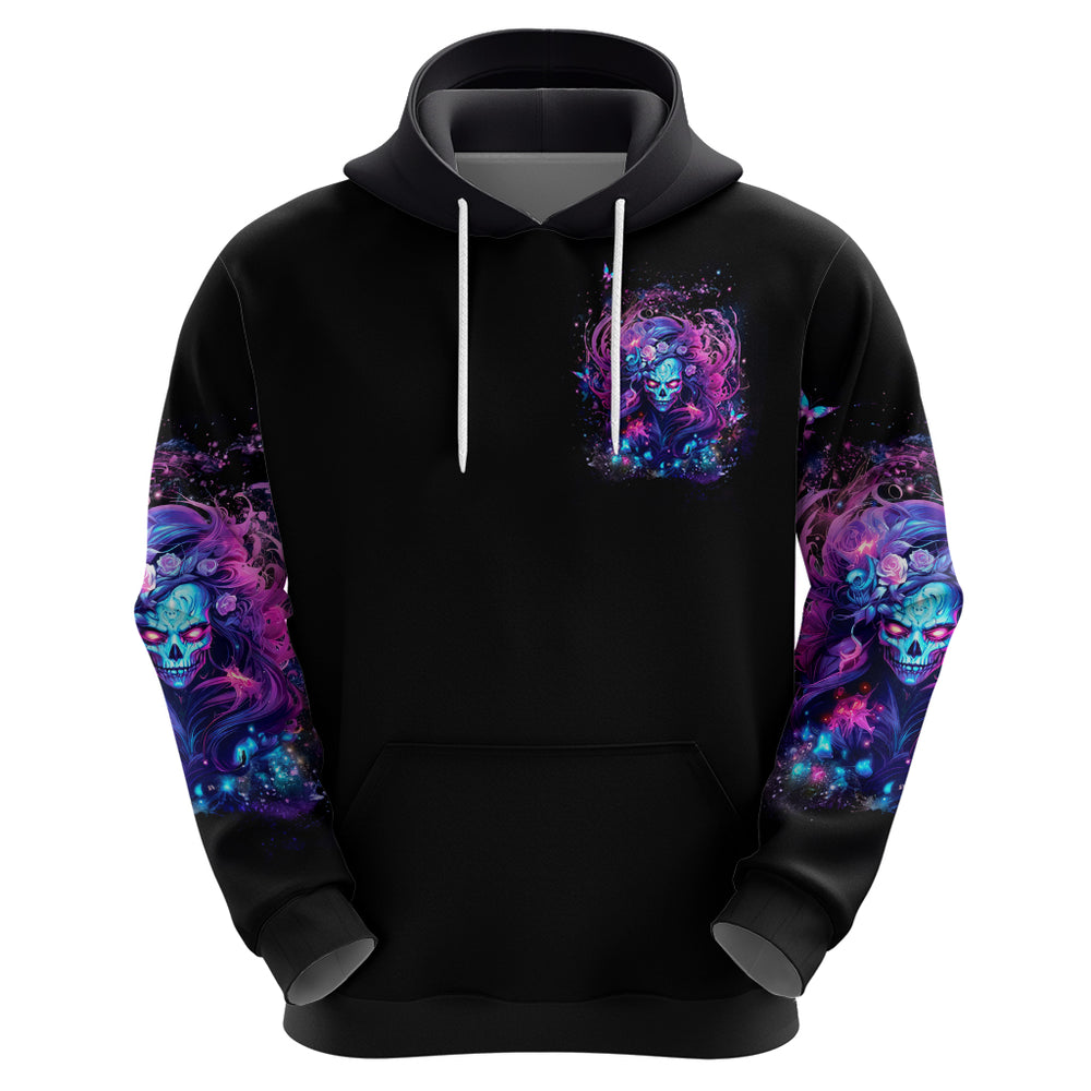 Lady Skull Hoodie I'm Not Anti Social I'm Just Not User Friendly DT01 Lady Skull Hoodie I'm Not Anti Social I'm Just Not User Friendly DT01
