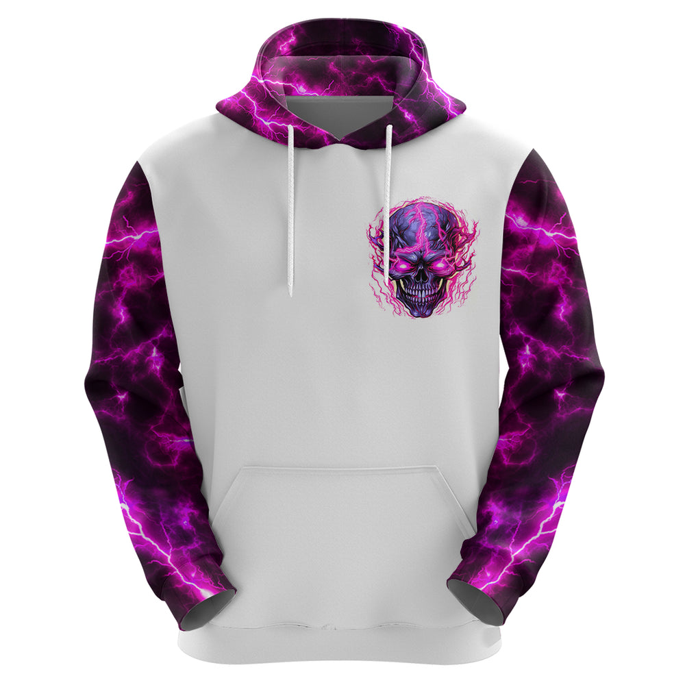 Lighting Skull Hoodie i'm A Grumpy Old Lady Don't Ask Stupid DT01 Lighting Skull Hoodie i'm A Grumpy Old Lady Don't Ask Stupid DT01