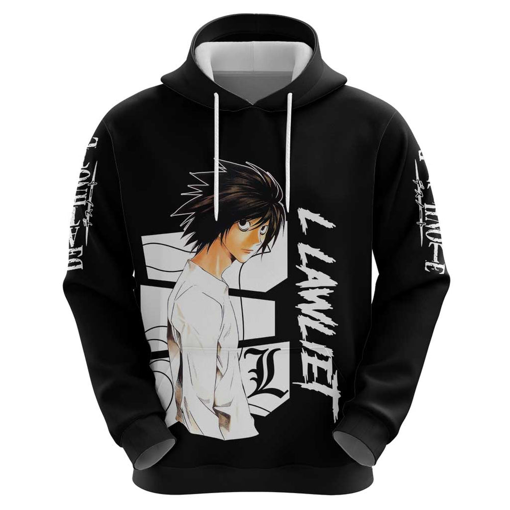 L Lawliet - Death Note Hoodie Anime Style L Lawliet - Death Note Hoodie Anime Style