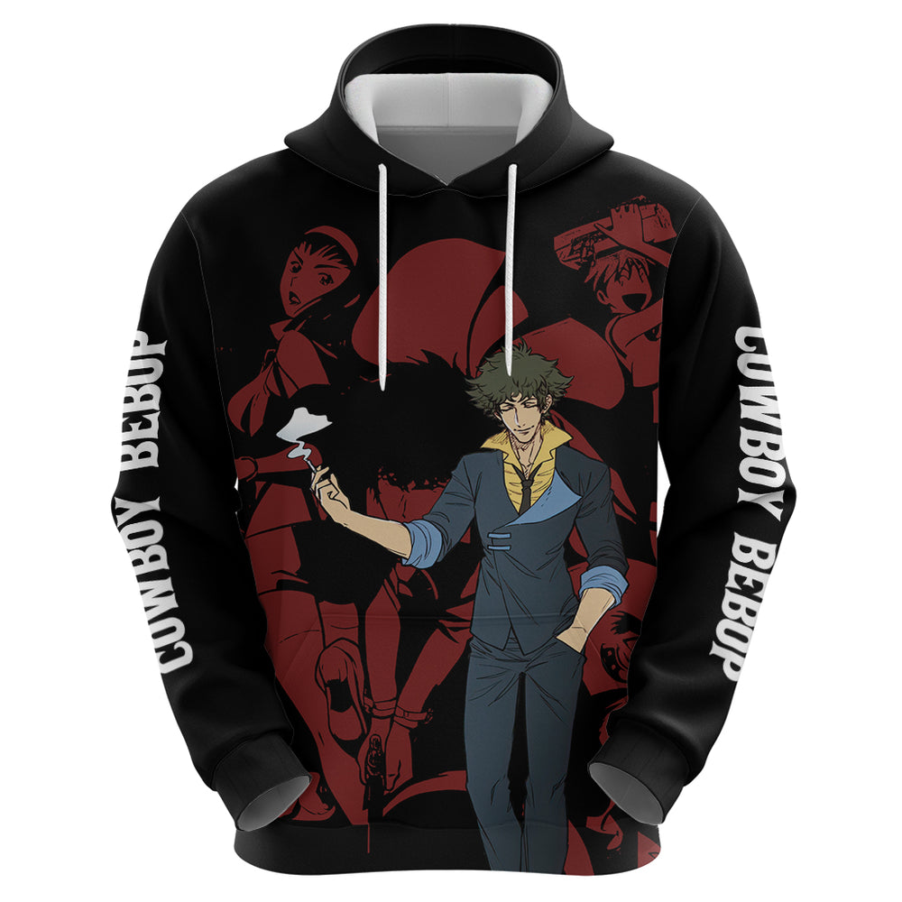 Bebop - Cowboy Bebop Hoodie Anime Mix Manga Style Bebop - Cowboy Bebop Hoodie Anime Mix Manga Style