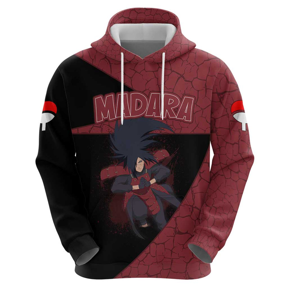 Madara Uchiha - Naruto Hoodie Anime Style Madara Uchiha - Naruto Hoodie Anime Style