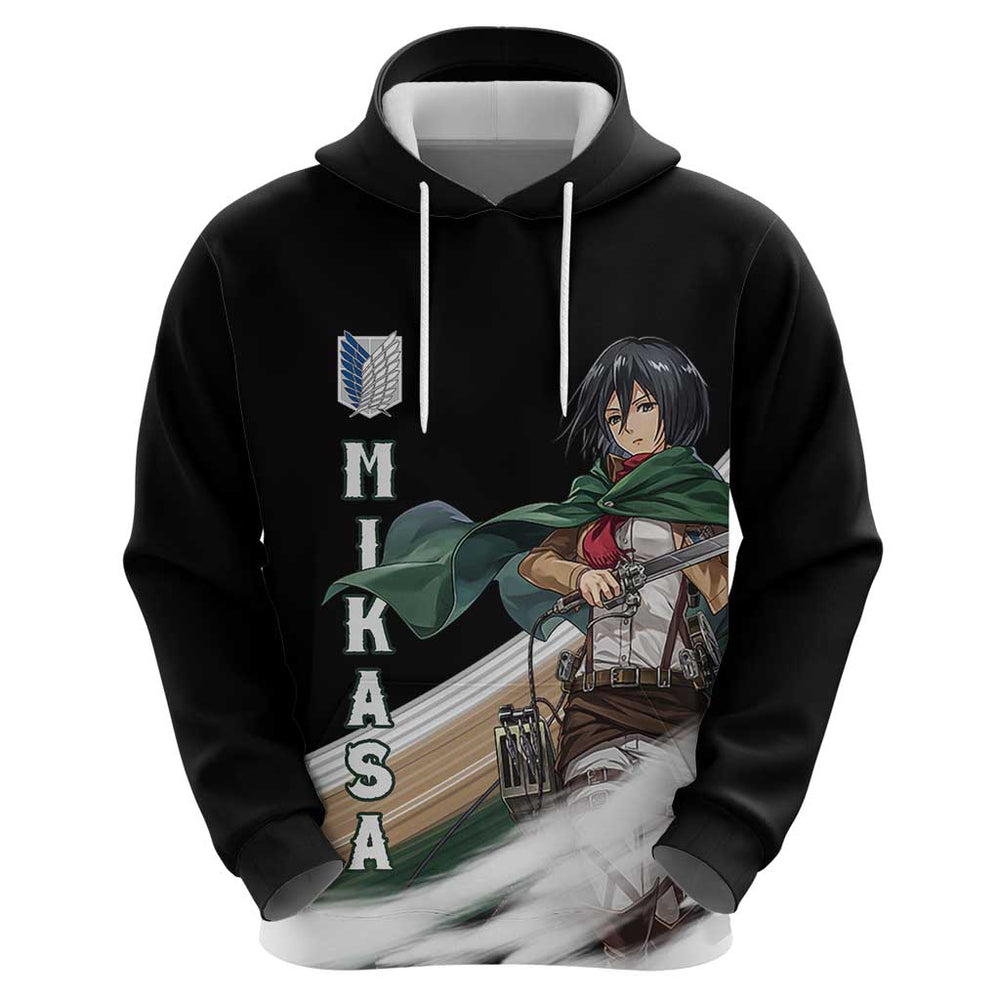 Mikasa Ackerman - Attack On Titan Hoodie Anime Style Mikasa Ackerman - Attack On Titan Hoodie Anime Style
