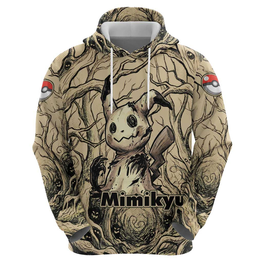 Mimikyu Forest Shadows Hoodie Mimikyu s Curse - Shadows Beneath the Mask Mimikyu Forest Shadows Hoodie Mimikyu s Curse - Shadows Beneath the Mask