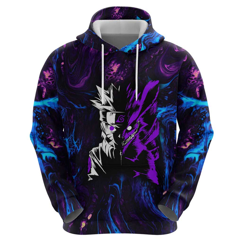 Naruto Awakened Beast Hoodie Anime Style Naruto Awakened Beast Hoodie Anime Style