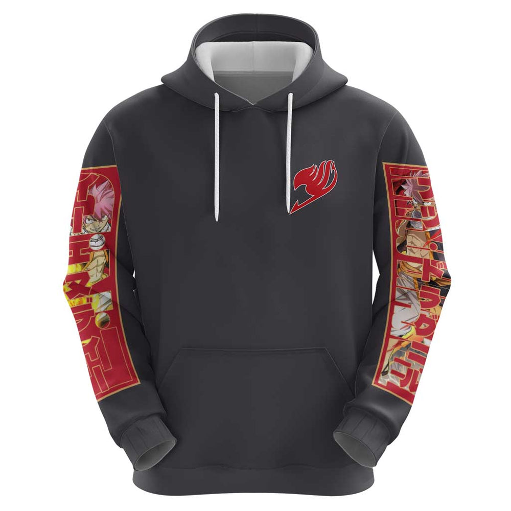 Natsu Dragneel Fairy Tail Hoodie Anime Style Natsu Dragneel Fairy Tail Hoodie Anime Style
