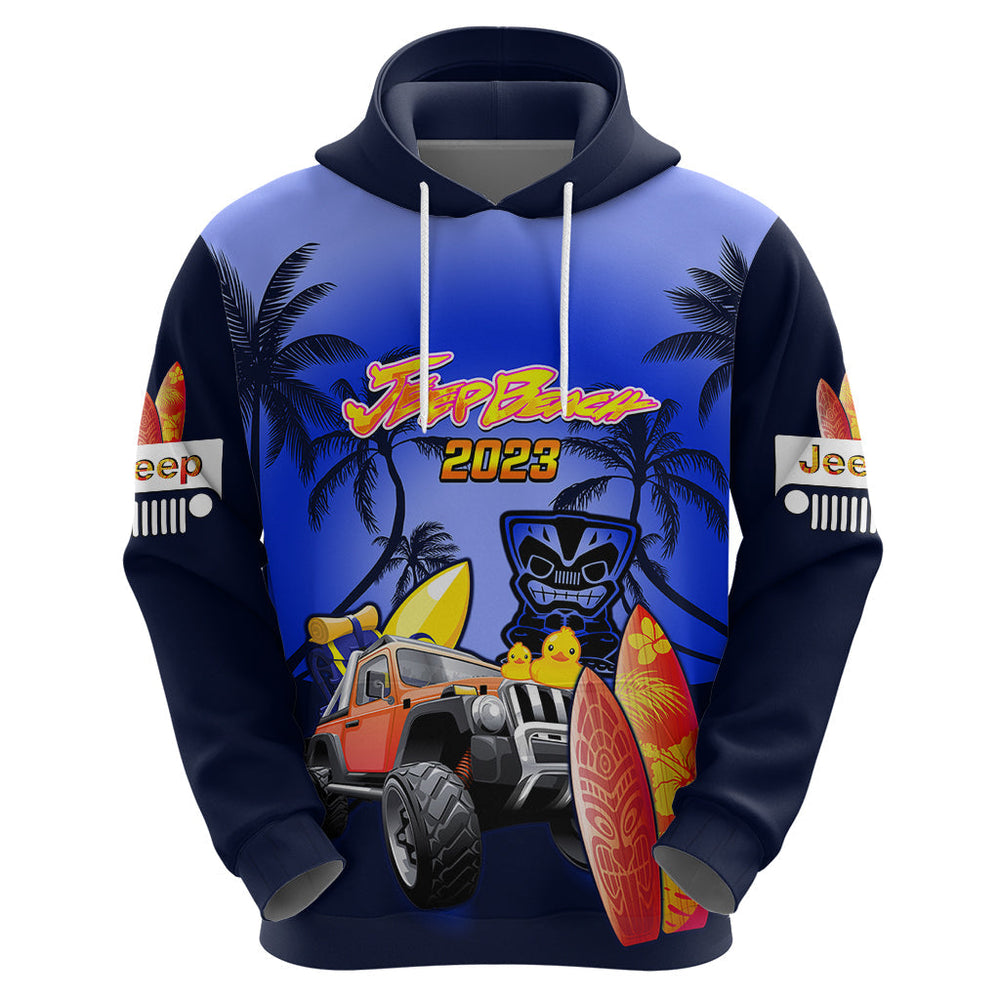 Navy Blue Jeep Beach 2023 Hoodie Happy 20th Anniversary Navy Blue Jeep Beach 2023 Hoodie Happy 20th Anniversary