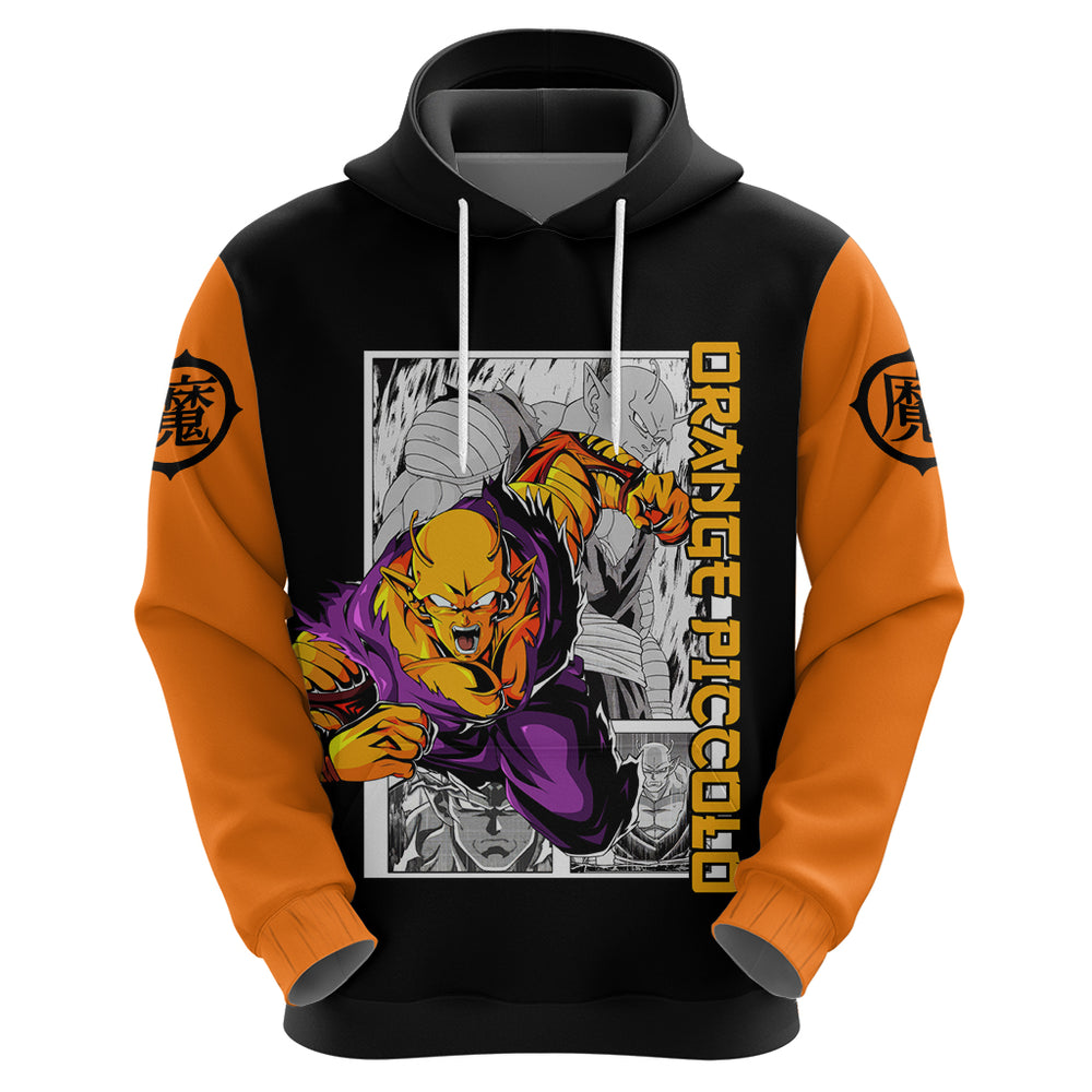 Orange Piccolo Hoodie Dragon Ball Anime Mix Manga Orange Piccolo Hoodie Dragon Ball Anime Mix Manga