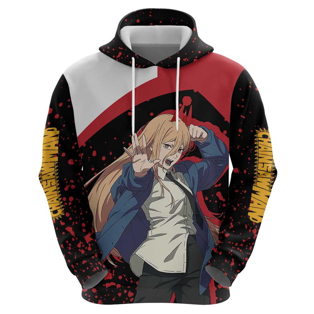 Power - Chainsaw Man Hoodie Anime Style Power - Chainsaw Man Hoodie Anime Style