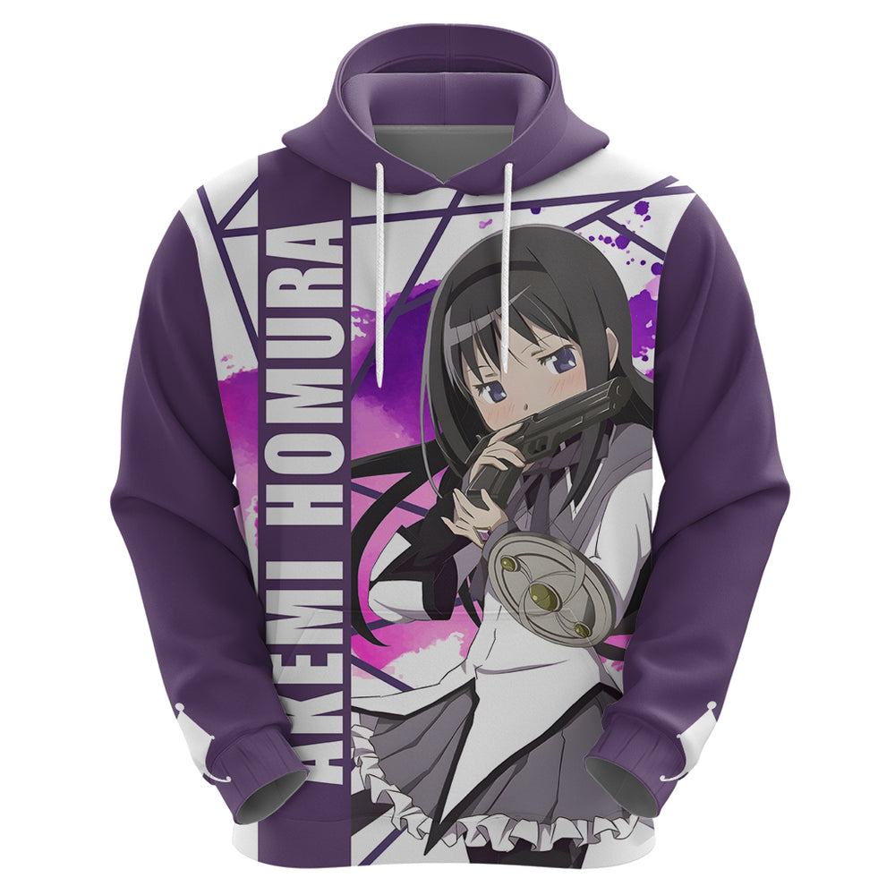 Puella Magi Madoka Magica Hoodie Akemi Homura Puella Magi Madoka Magica Hoodie Akemi Homura