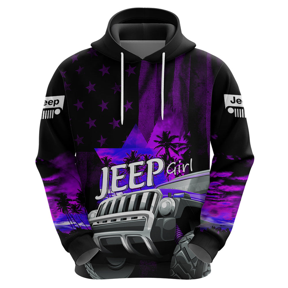 Purple Jeep Hoodie You Can Go Fast But I Can Go Anywhere Purple Jeep Hoodie You Can Go Fast But I Can Go Anywhere
