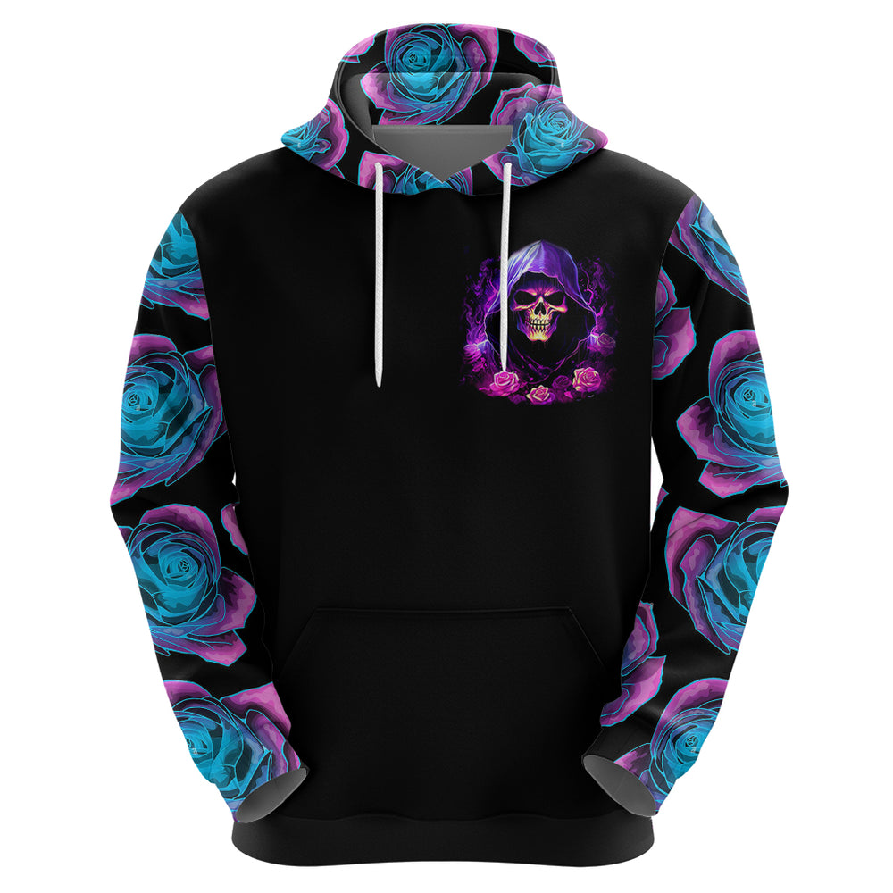 Purple Skull Hoodie I Talk I Smile But Be Carefull When I SIlent DT01 Purple Skull Hoodie I Talk I Smile But Be Carefull When I SIlent DT01