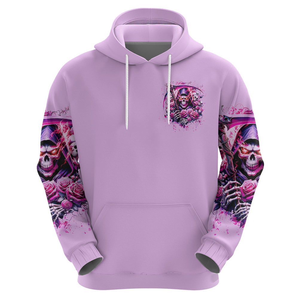 Reaper Skull Hoodie Warning This Tattooed Girl Doesn't Play Well With Stupid People DT01 Reaper Skull Hoodie Warning This Tattooed Girl Doesn't Play Well With Stupid People DT01