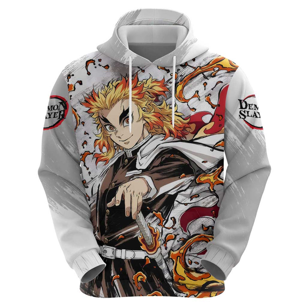 Rengoku Kyojuro - Demon Slayer Hoodie Anime Style Rengoku Kyojuro - Demon Slayer Hoodie Anime Style