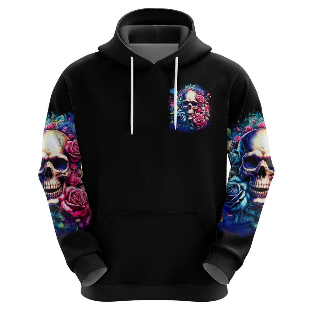 Rose Skull Hoodie Assuming I Was Like Most Girls Was Your First Mistake DT01 Rose Skull Hoodie Assuming I Was Like Most Girls Was Your First Mistake DT01