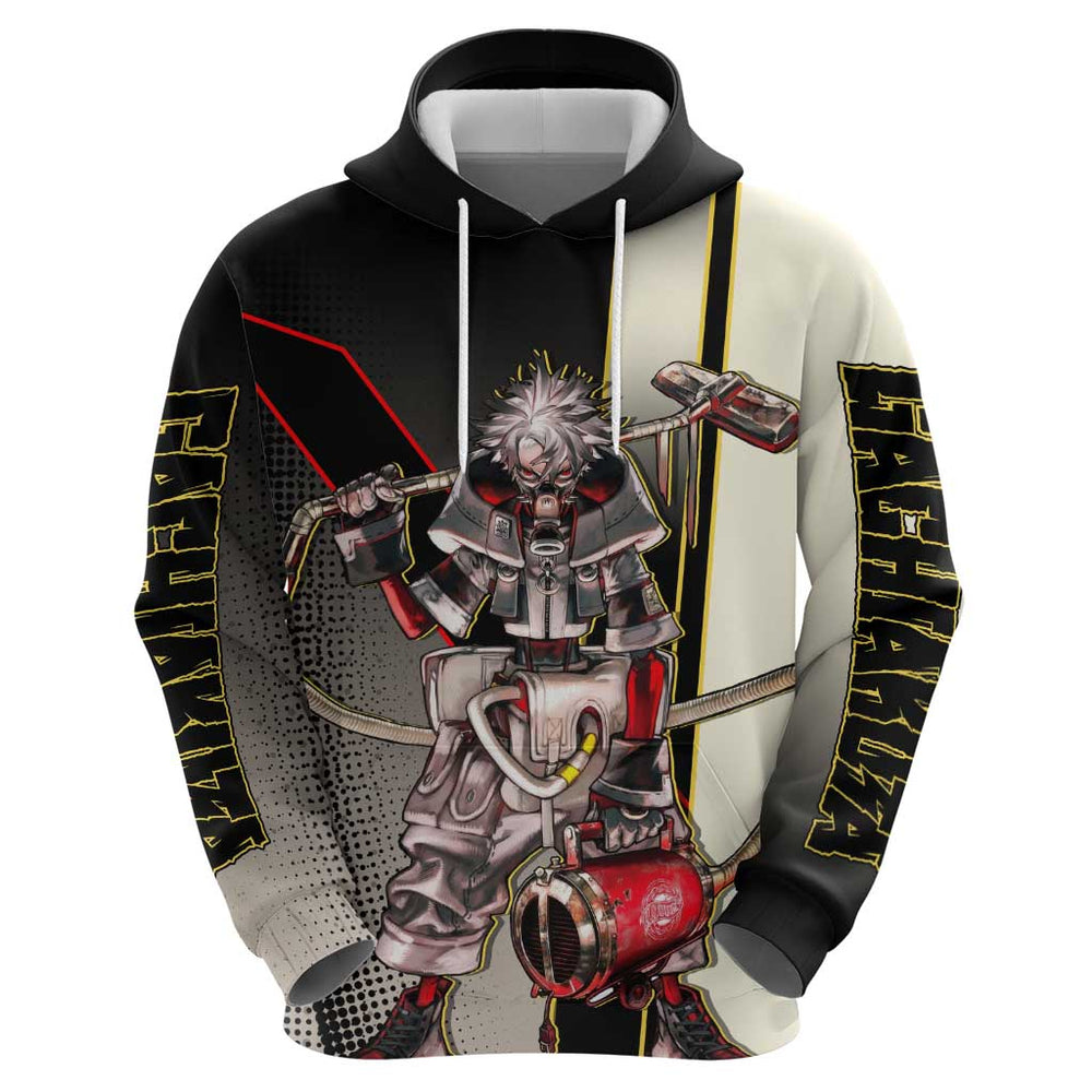 Rudo Surebrec Hoodie Grunge Manga Illustration Style Rudo Surebrec Hoodie Grunge Manga Illustration Style