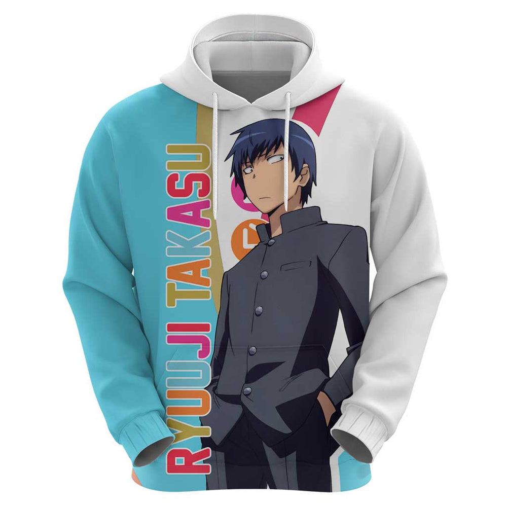 Ryuuji Takasu - Toradora Hoodie Anime Style Ryuuji Takasu - Toradora Hoodie Anime Style