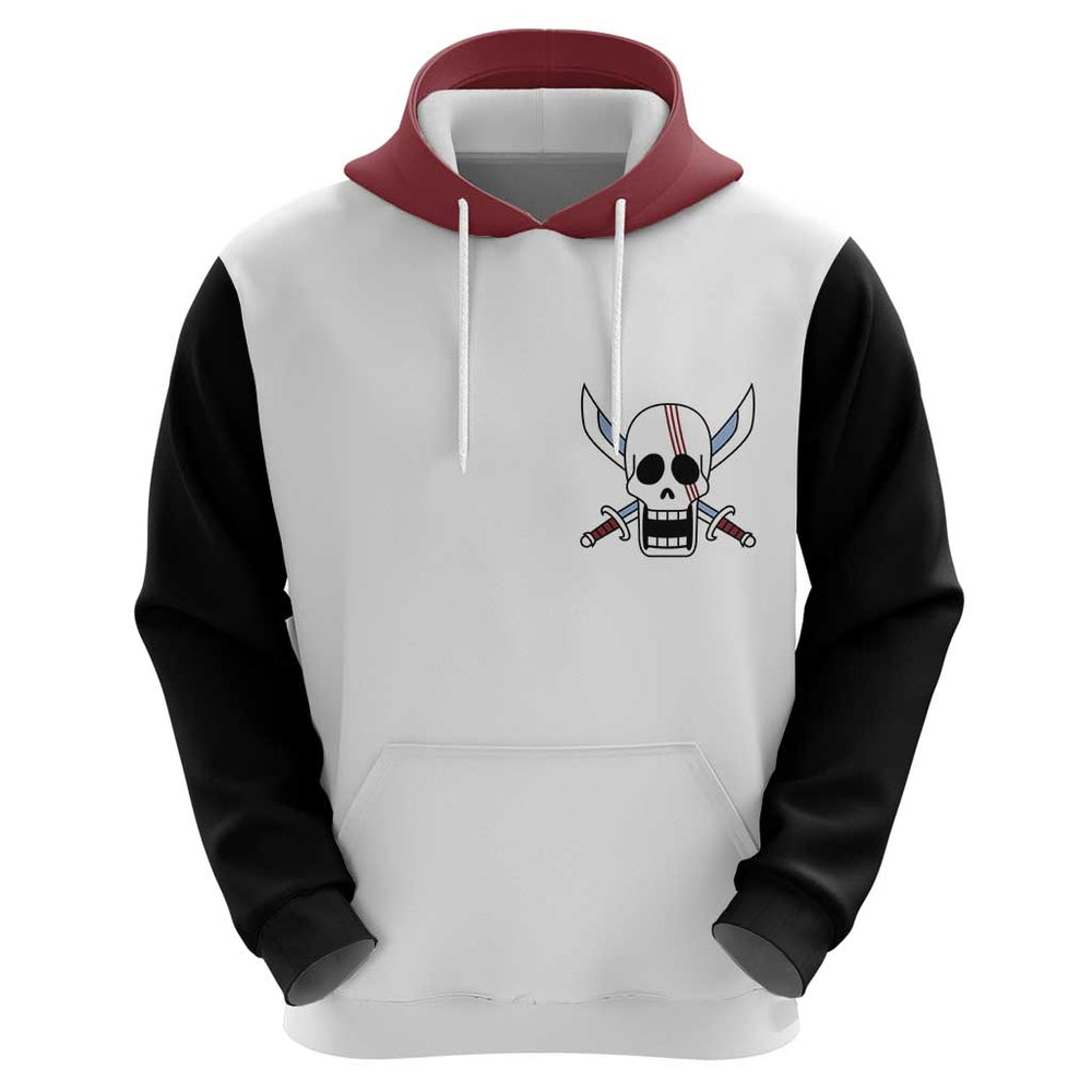 Shank Red Hair - One Piece Hoodie Anime Uniform Style Shank Red Hair - One Piece Hoodie Anime Uniform Style