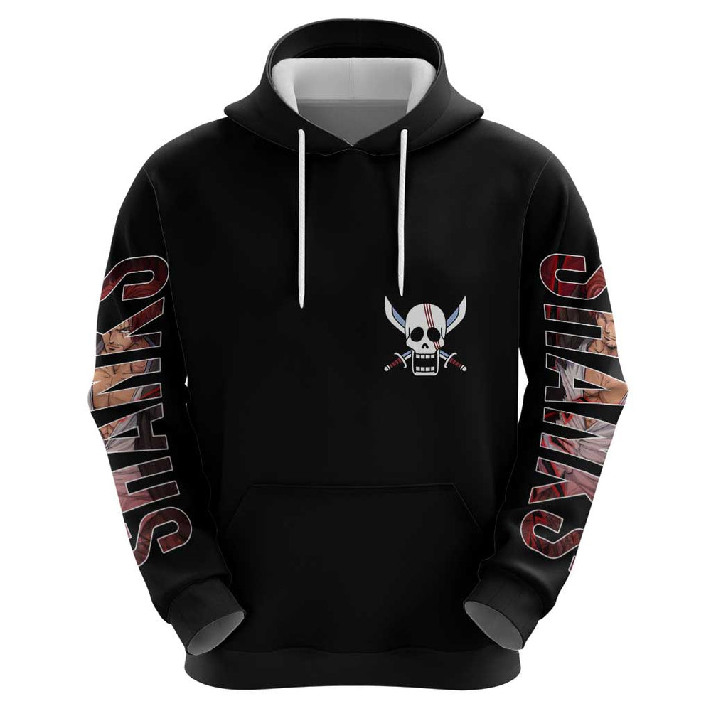 Shanks One Piece Hoodie Anime Style Shanks One Piece Hoodie Anime Style