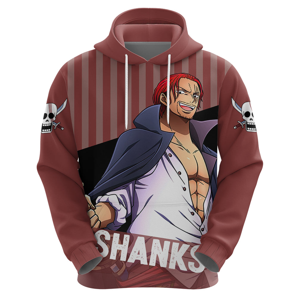 Shanks Red-Haired - Yonko One Piece Hoodie Shanks Red-Haired - Yonko One Piece Hoodie