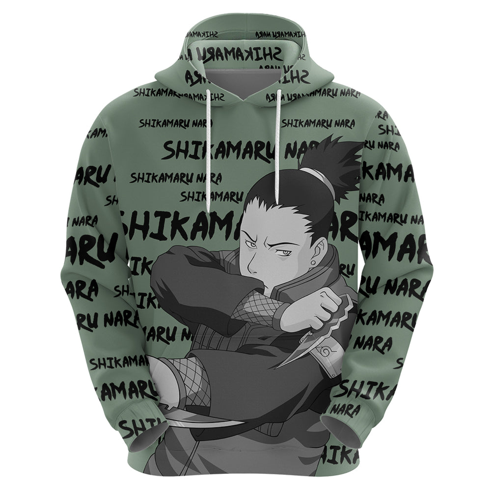 Shikamaru Nara - Style Manga Hoodie Shikamaru Nara - Style Manga Hoodie