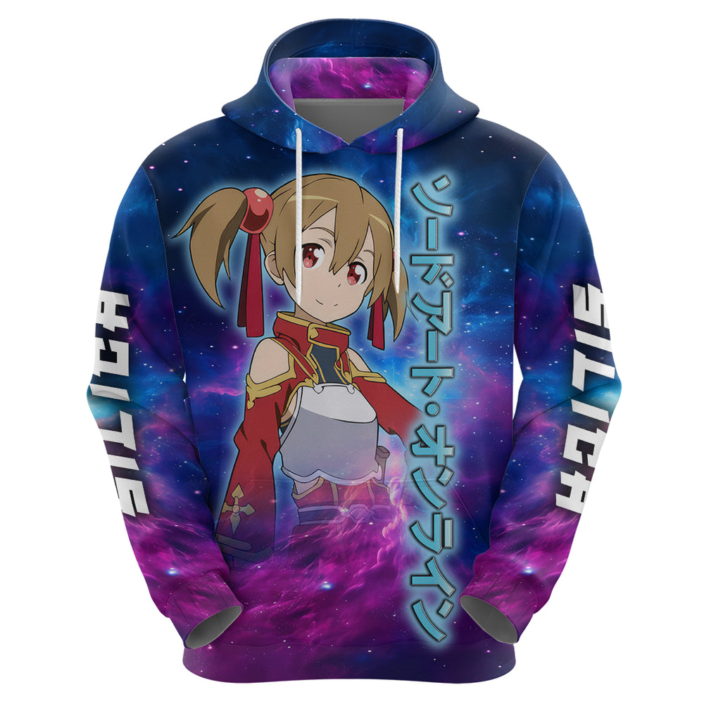 Silica Hoodie Sword Art Galaxy Style Silica Hoodie Sword Art Galaxy Style