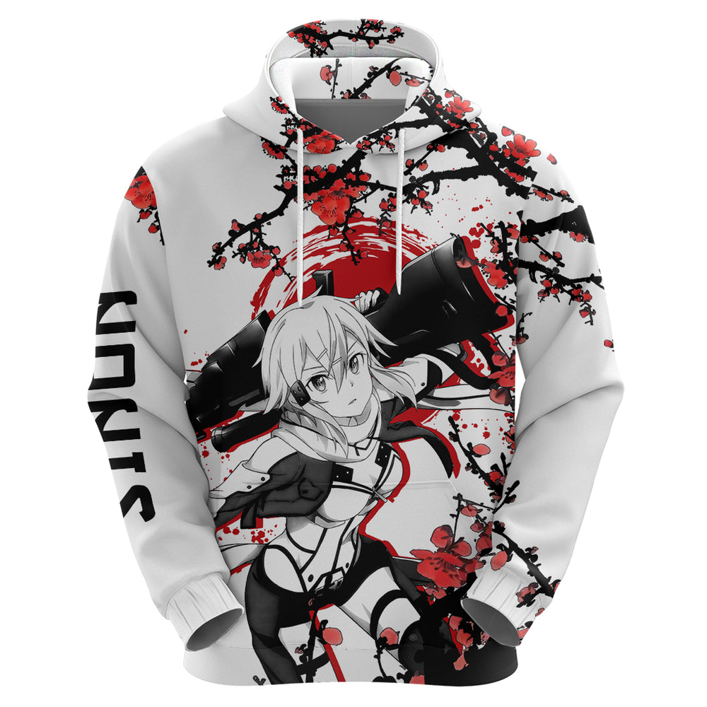 Sinon Hoodie Sword Art Online Anime Japan Style Sinon Hoodie Sword Art Online Anime Japan Style