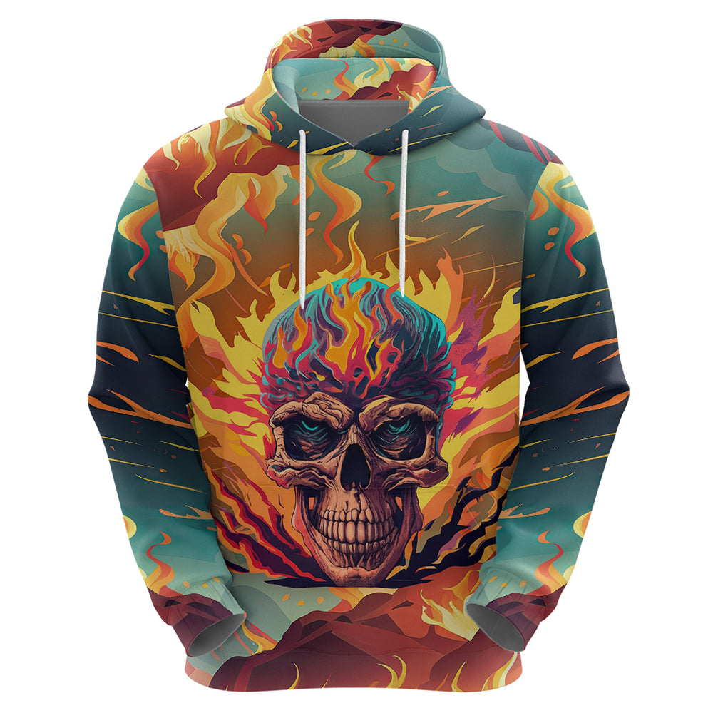 Skull Flaming Hoodie I Can Fix Stupid But It's Gonna Hurt Skull Flaming Hoodie I Can Fix Stupid But It's Gonna Hurt
