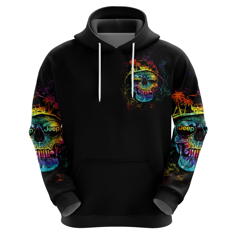 Skull Jeep Hoodie Never Underestimate An Old Man With A Jeep DT01 Skull Jeep Hoodie Never Underestimate An Old Man With A Jeep DT01