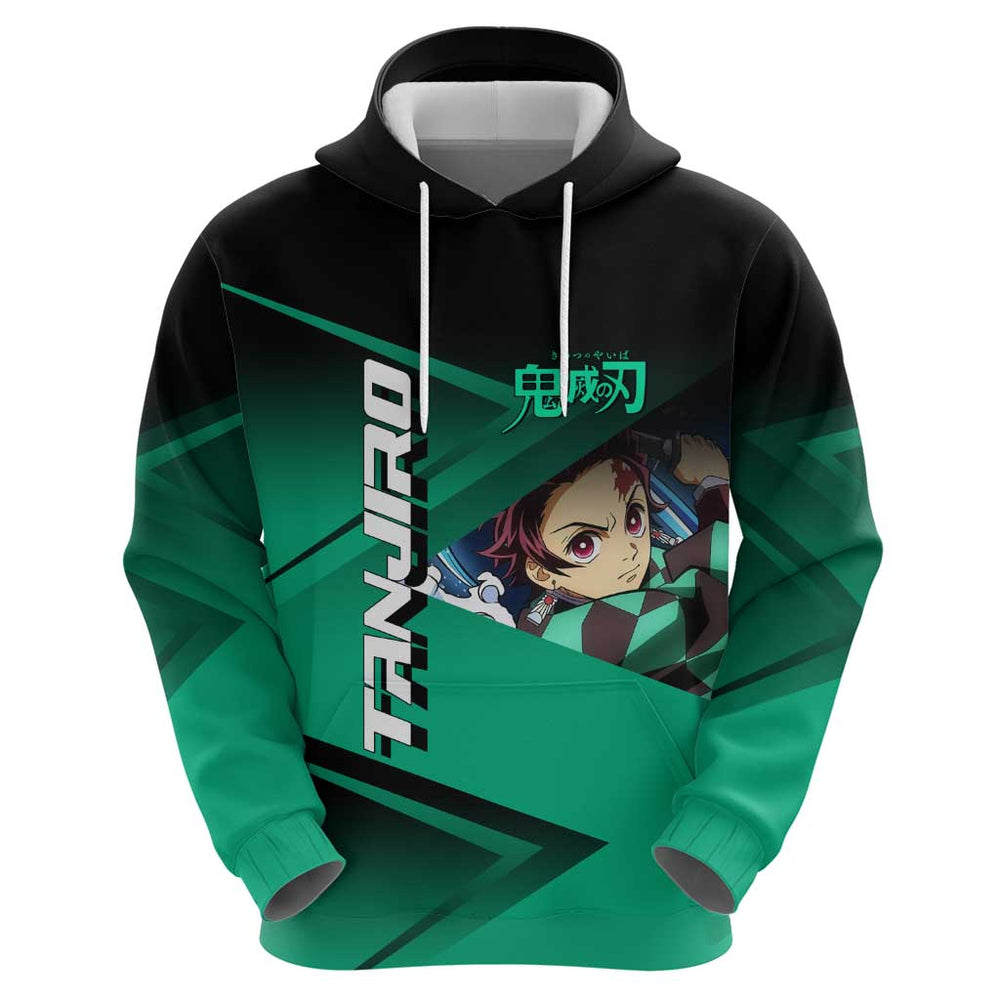 Tanjiro Kamado Water Hashira Hoodie Sporty Anime Mashup Style Tanjiro Kamado Water Hashira Hoodie Sporty Anime Mashup Style