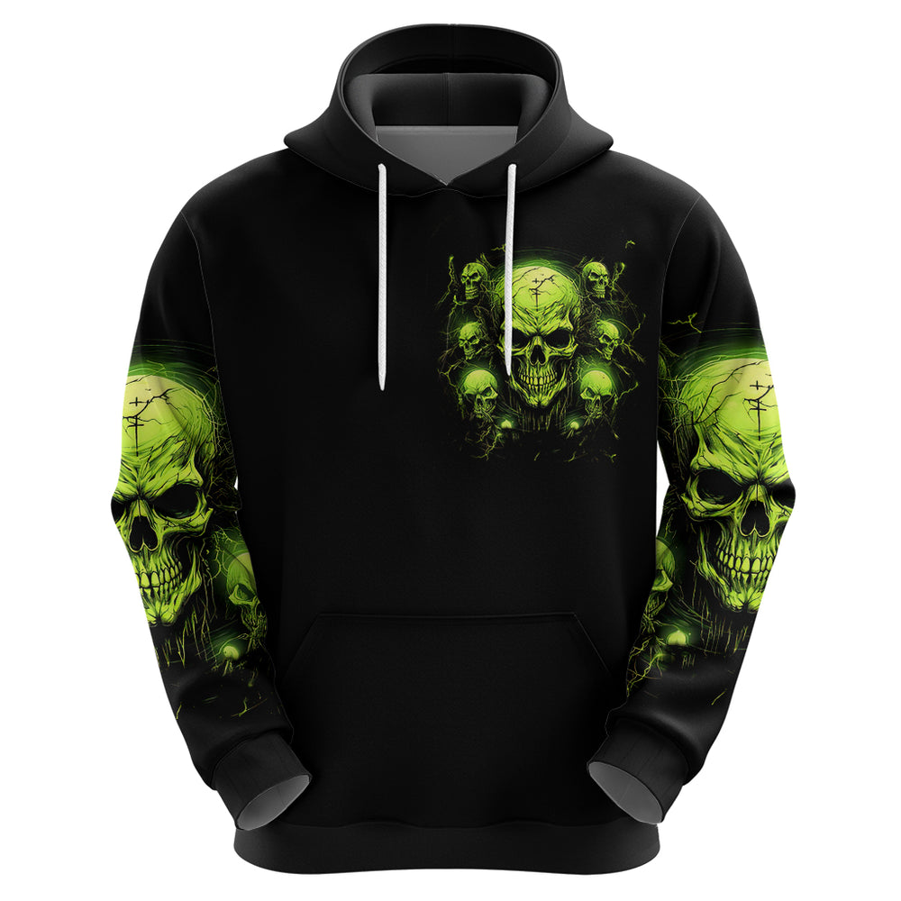 Thunder Skull Hoodie Thunder Skull I Never Alone My Demon With Me 24 7 DT01 Thunder Skull Hoodie Thunder Skull I Never Alone My Demon With Me 24 7 DT01