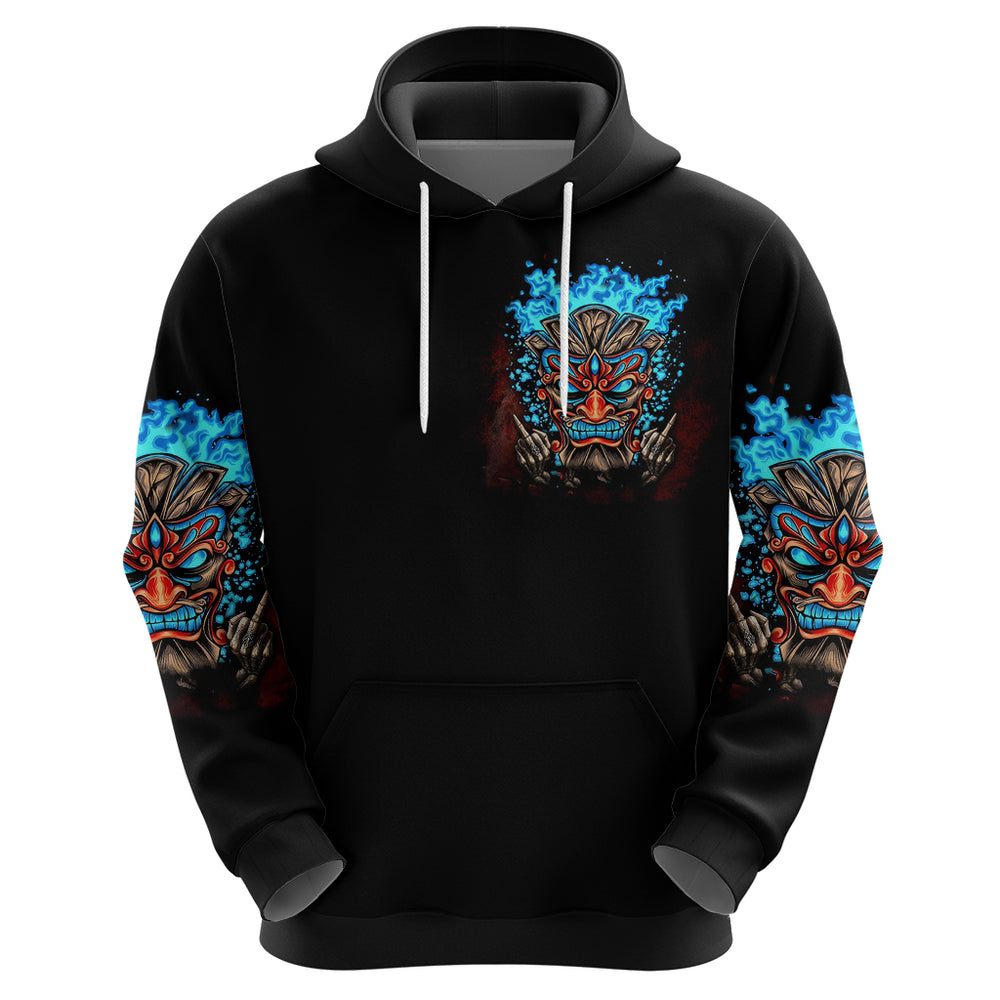 Tiki Skull Hoodie I Give A Fuck Is Broken But My Go Fuck Yourself DT01 Tiki Skull Hoodie I Give A Fuck Is Broken But My Go Fuck Yourself DT01