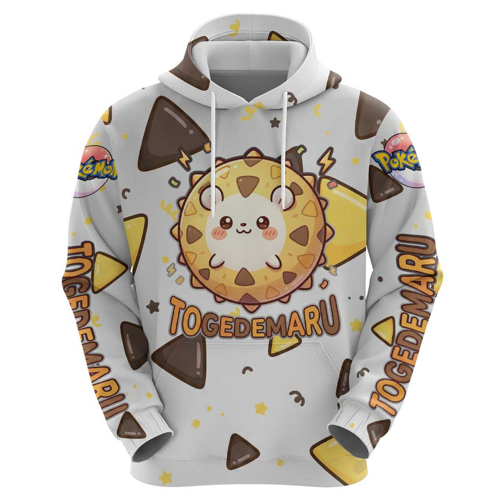 Togedemaru Hoodie Cute Electric Nacho Pop Art Togedemaru Hoodie Cute Electric Nacho Pop Art