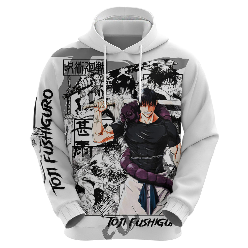 Toji Fushiguro - Jujutsu Kaisen Hoodie Anime Mix Manga Style Toji Fushiguro - Jujutsu Kaisen Hoodie Anime Mix Manga Style