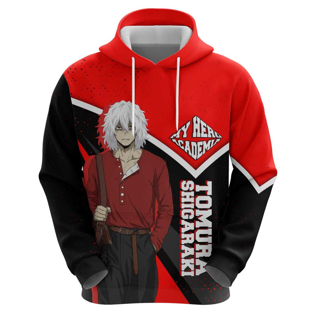Tomura Shigaraki My Hero Academia Hoodie Anime Grunge Splatter Graphic Style Tomura Shigaraki My Hero Academia Hoodie Anime Grunge Splatter Graphic Style