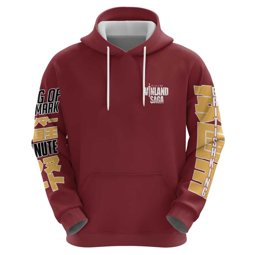 Canute Vinland Saga Hoodie Japan Anime Style Canute Vinland Saga Hoodie Japan Anime Style
