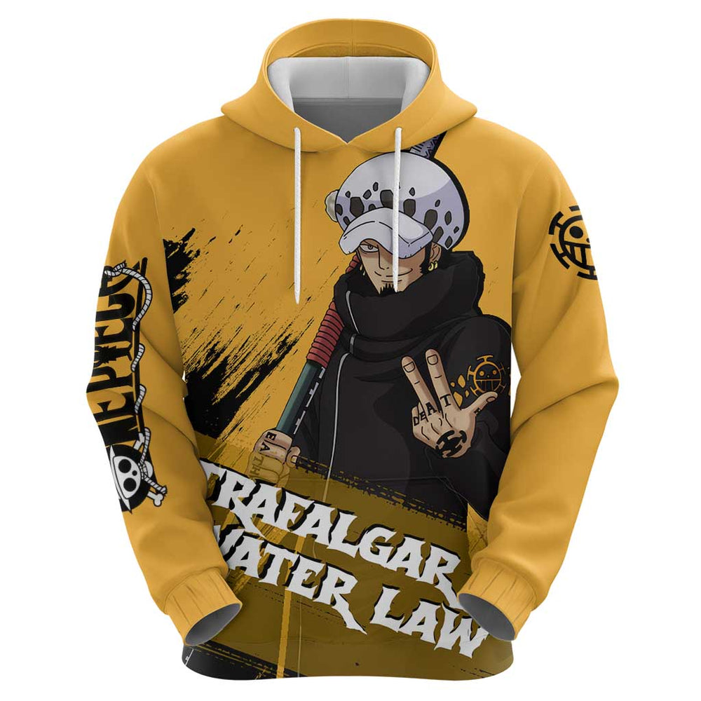 Trafalgar D. Water Law - One Piece Hoodie Anime Style Trafalgar D. Water Law - One Piece Hoodie Anime Style