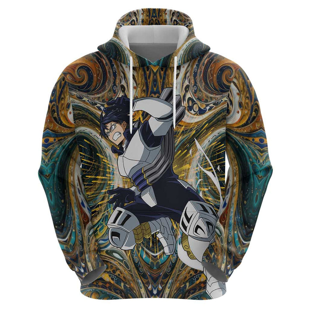 Trippy Engine Ida Tenya My Hero Academia Hoodie Trippy Style Trippy Engine Ida Tenya My Hero Academia Hoodie Trippy Style