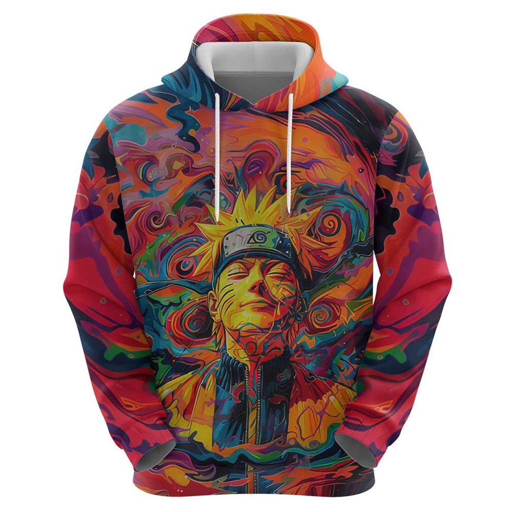 Trippy Naruto Hoodie Anime Mix Trippy Style Trippy Naruto Hoodie Anime Mix Trippy Style