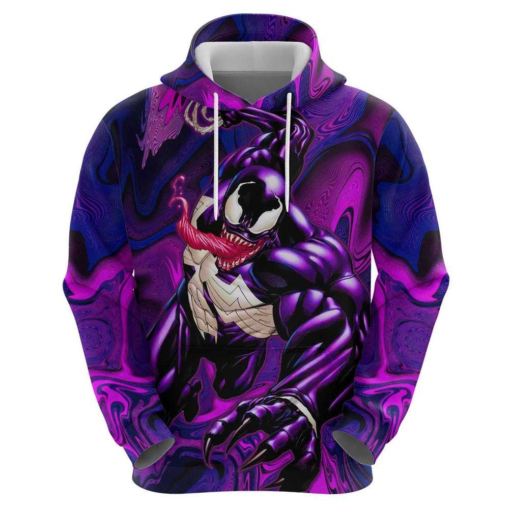 Trippy Venom Hoodie Comic Mix Galaxy Trippy Style Trippy Venom Hoodie Comic Mix Galaxy Trippy Style