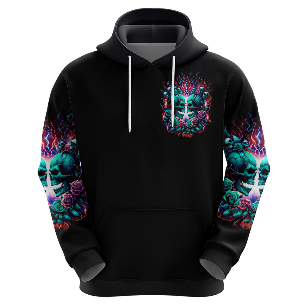 Twin Skull Hoodie Don't Try Figure Me out I'm A Special Kind Of Twisted DT01 Twin Skull Hoodie Don't Try Figure Me out I'm A Special Kind Of Twisted DT01