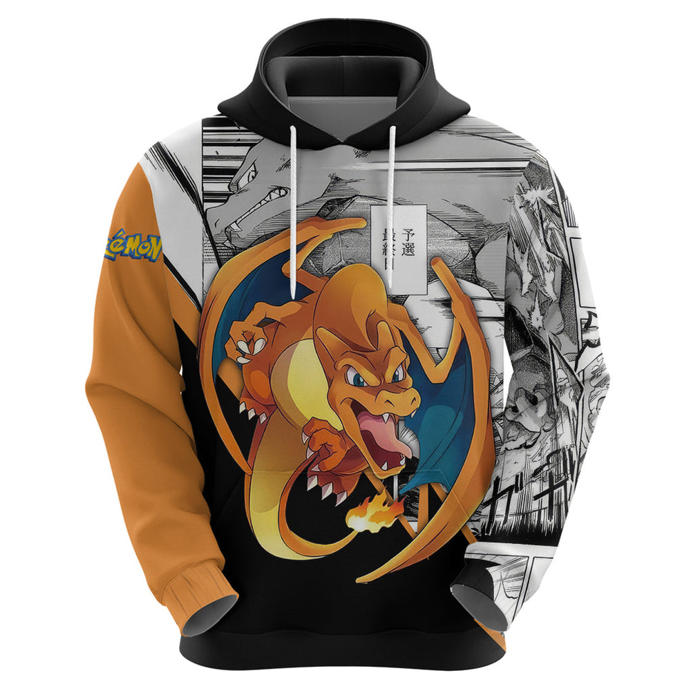 Charizard Mix Manga Hoodie Charizard Mix Manga Hoodie