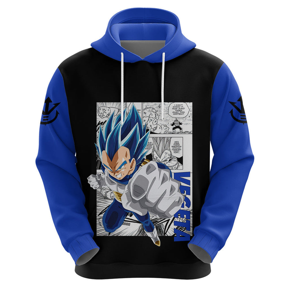 Vegeta Blue - Anime Manga Hoodie Vegeta Blue - Anime Manga Hoodie