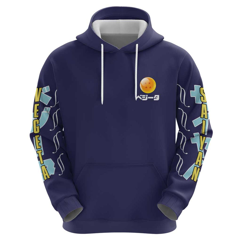 Vegeta V2 Dragon Ball Z Hoodie Anime Style Vegeta V2 Dragon Ball Z Hoodie Anime Style