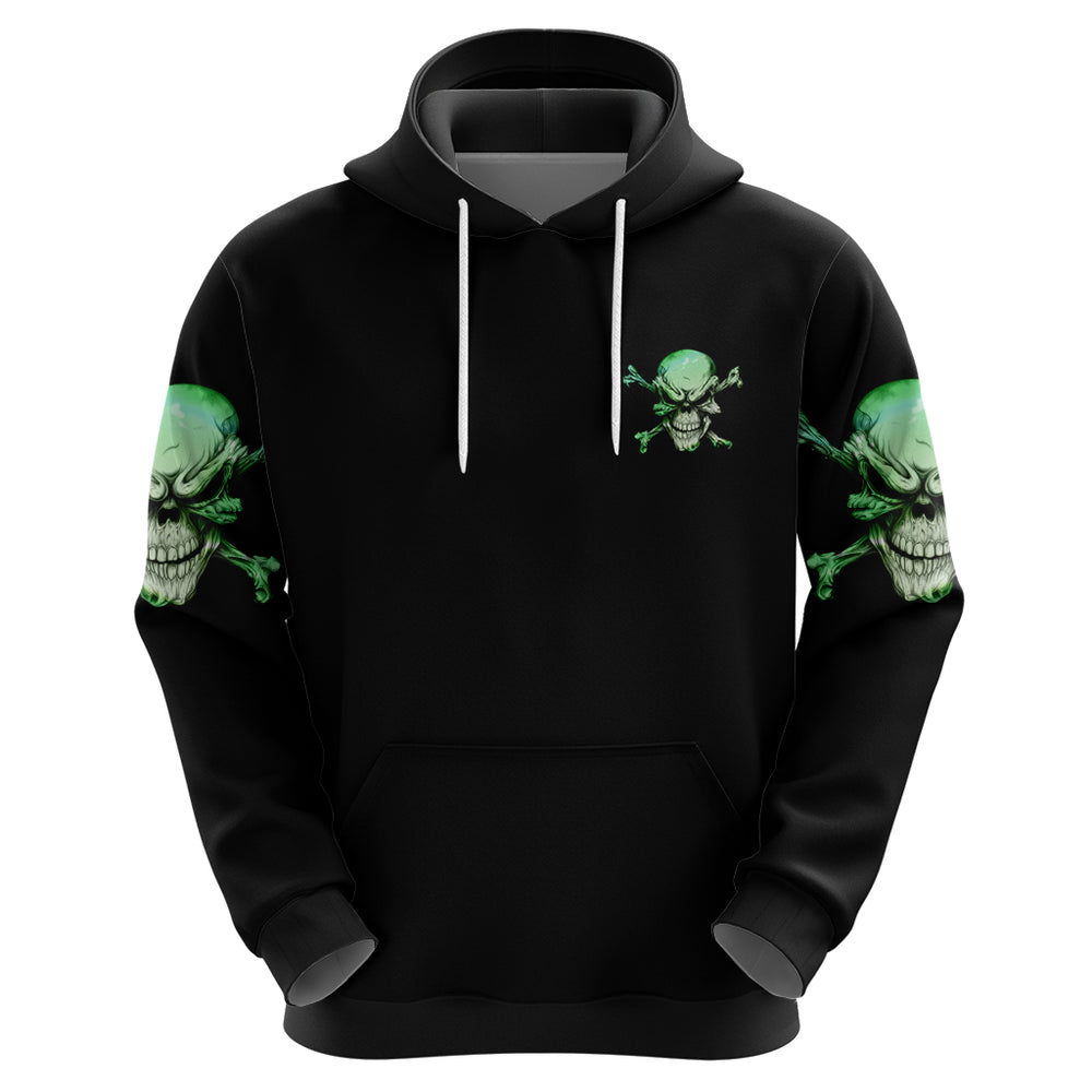 When I Was Born Mad Skull Hoodie When I Was Born Mad Skull Hoodie