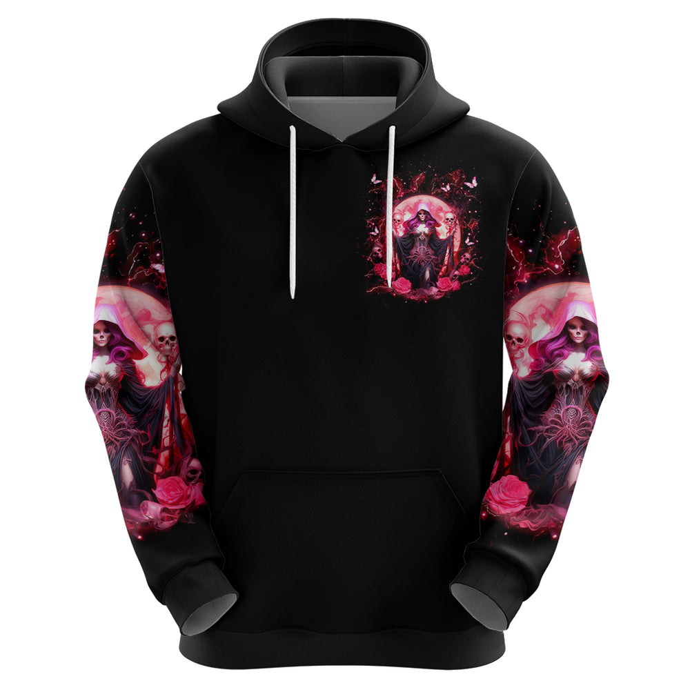 Witch Skull Hoodie She Whispered Back Iam The Storm DT01 Witch Skull Hoodie She Whispered Back Iam The Storm DT01