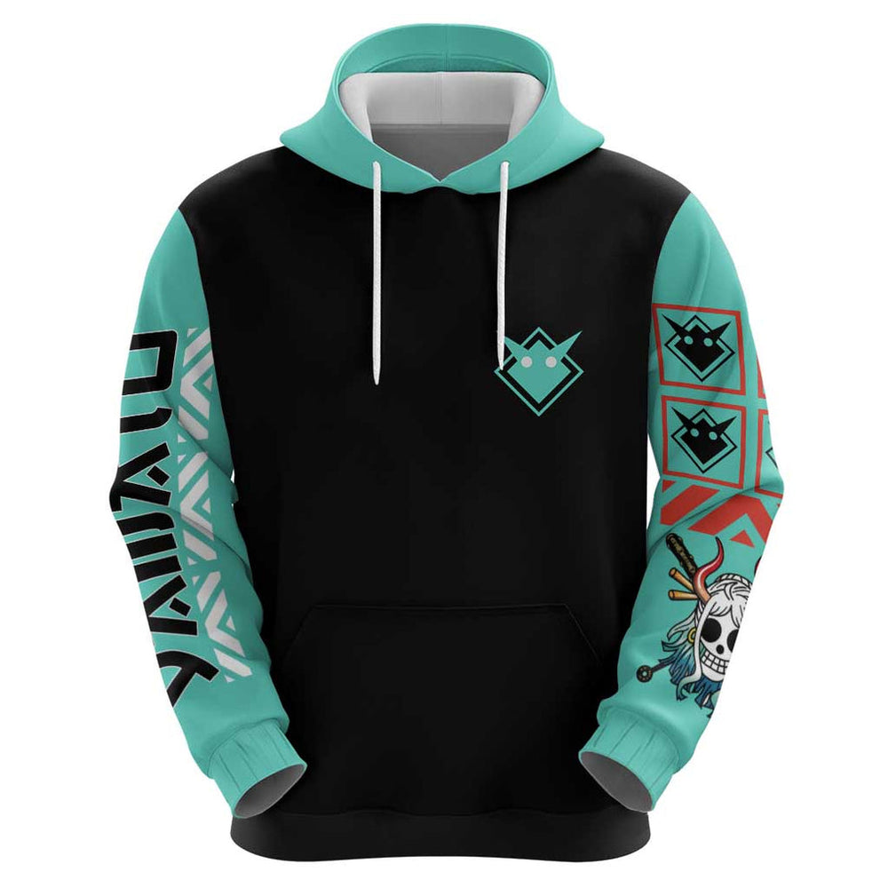 Yamato V3 One Piece Hoodie Abtract Style Yamato V3 One Piece Hoodie Abtract Style